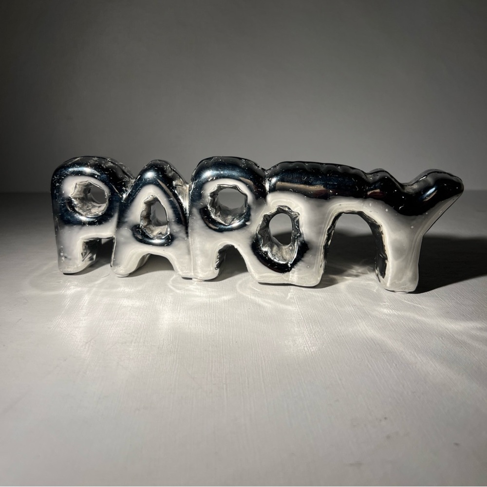 Party Figurine Showpiece Idol Silver